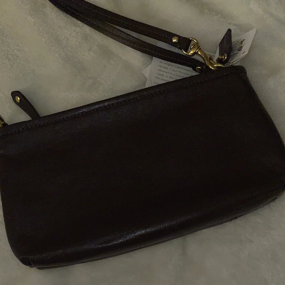 Coach Madison Leather Large Wristlet in Mahogany - Picture 5 of 6